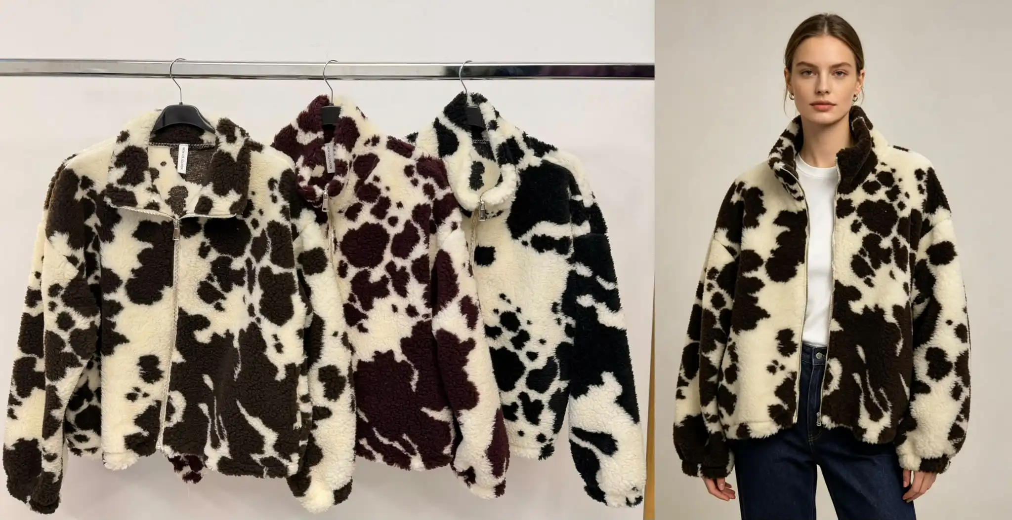Oversize bunda s polorolákom