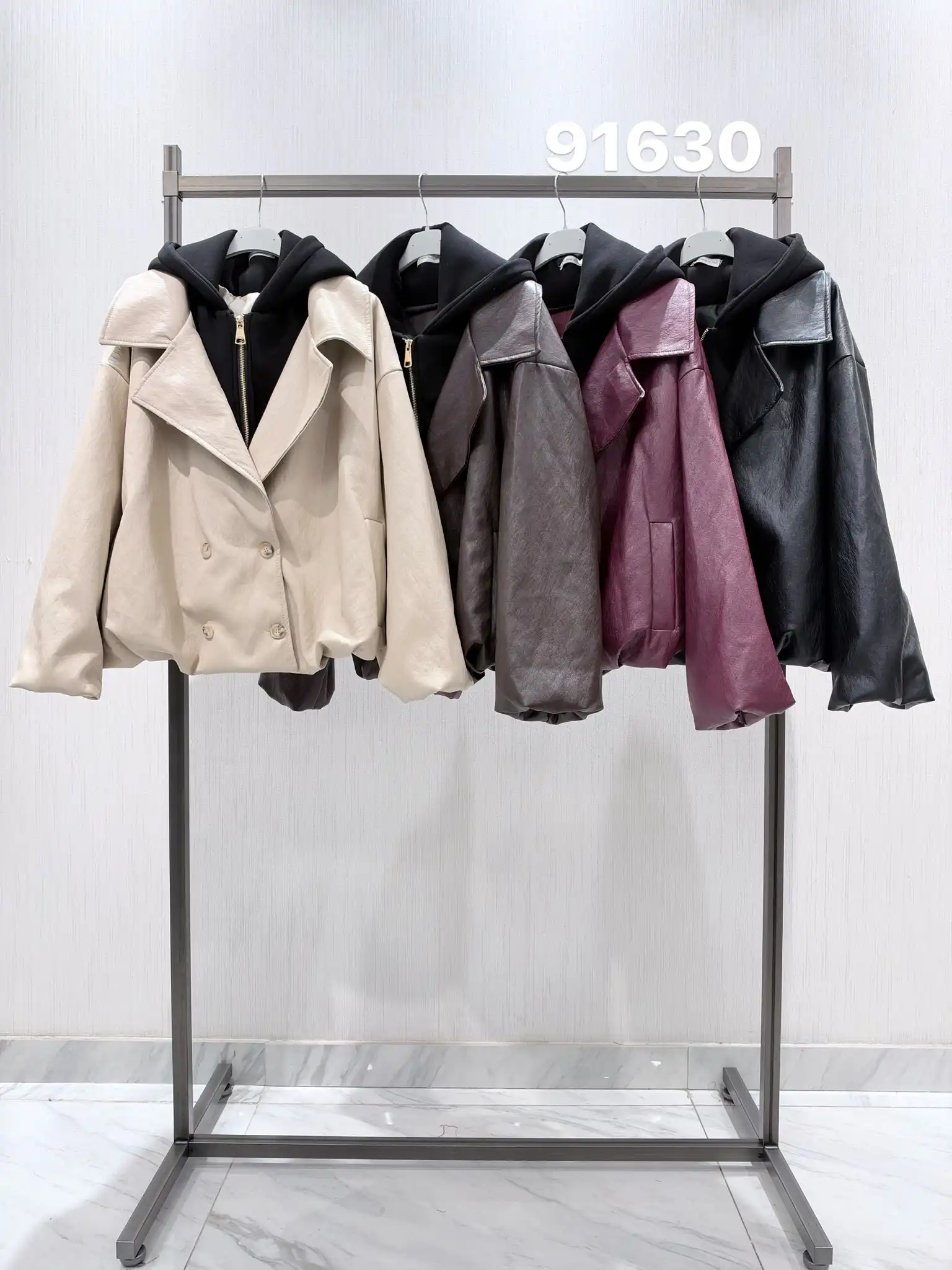 Bomber bunda s golierom