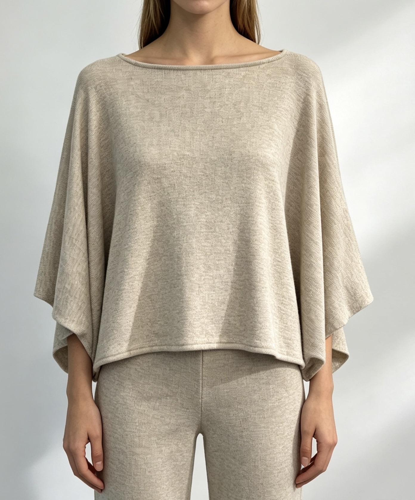 Oversized blúzka s lodičkovým výstrihom