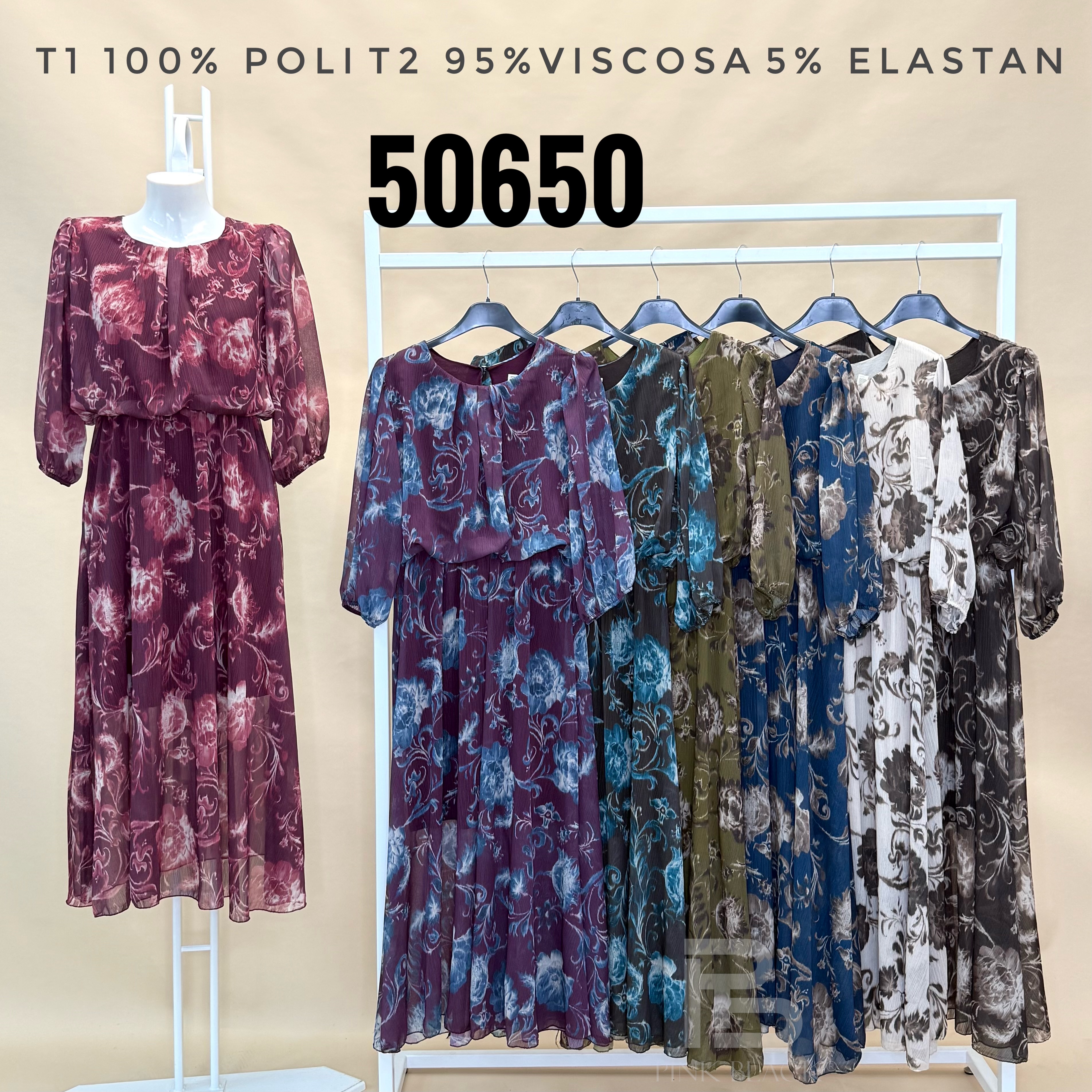 Midi šaty A‑line s pružným pásom v páse