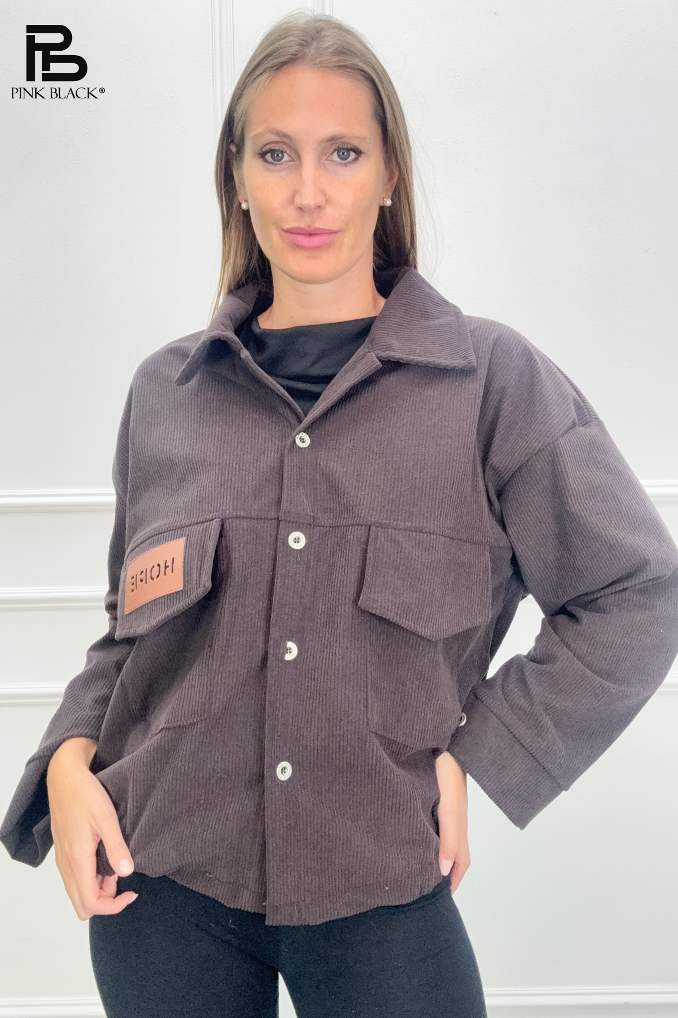 Oversize košeľová bunda