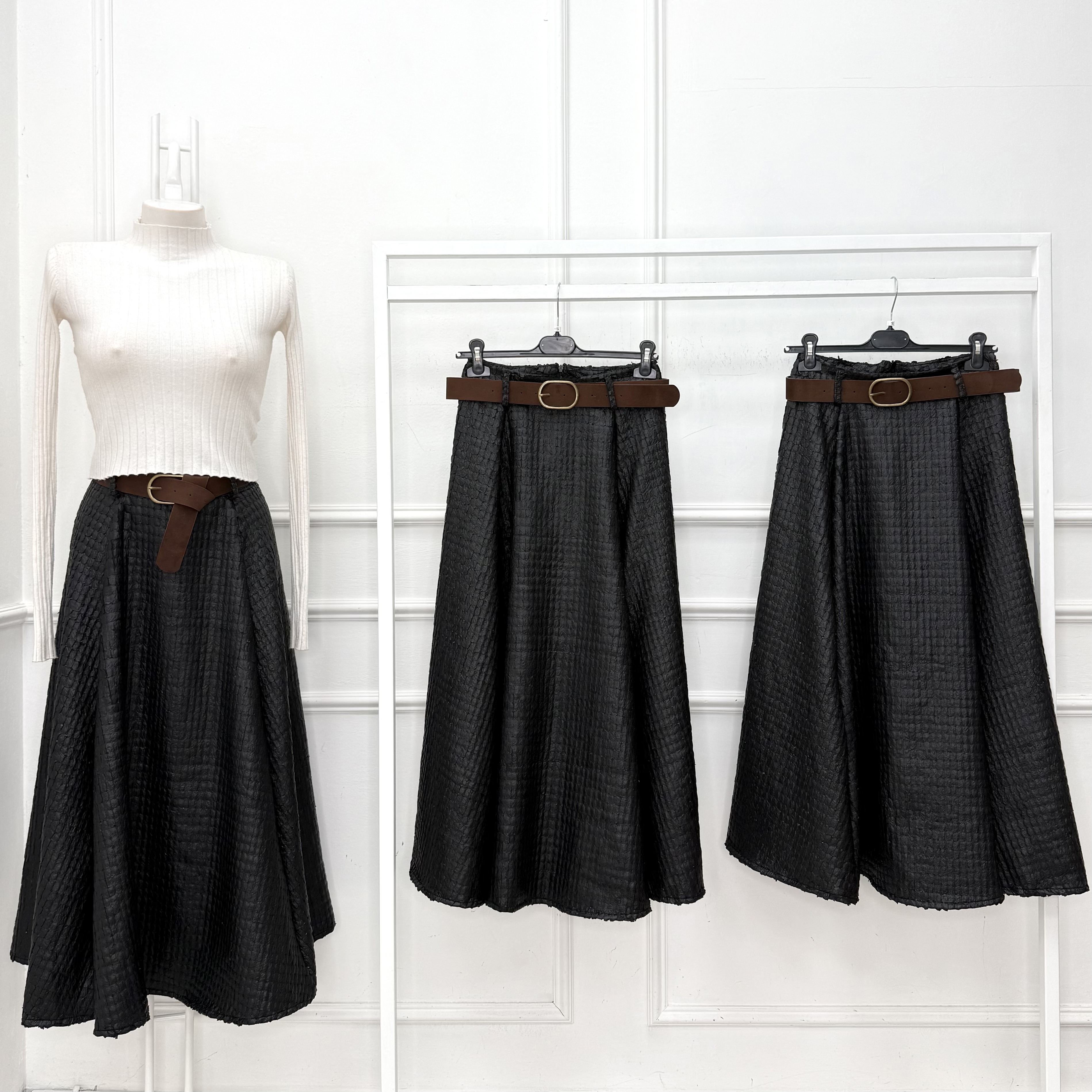 Culotte nohavice s opaskou