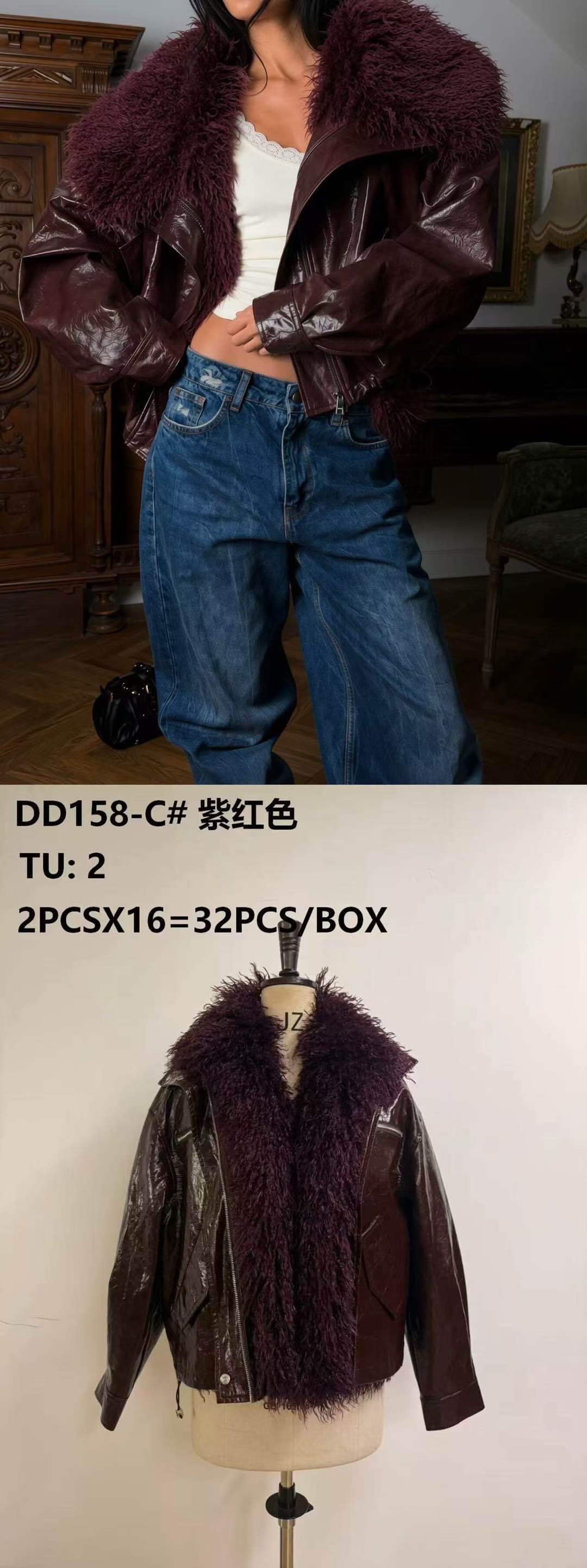 Oversize bunda s golierom