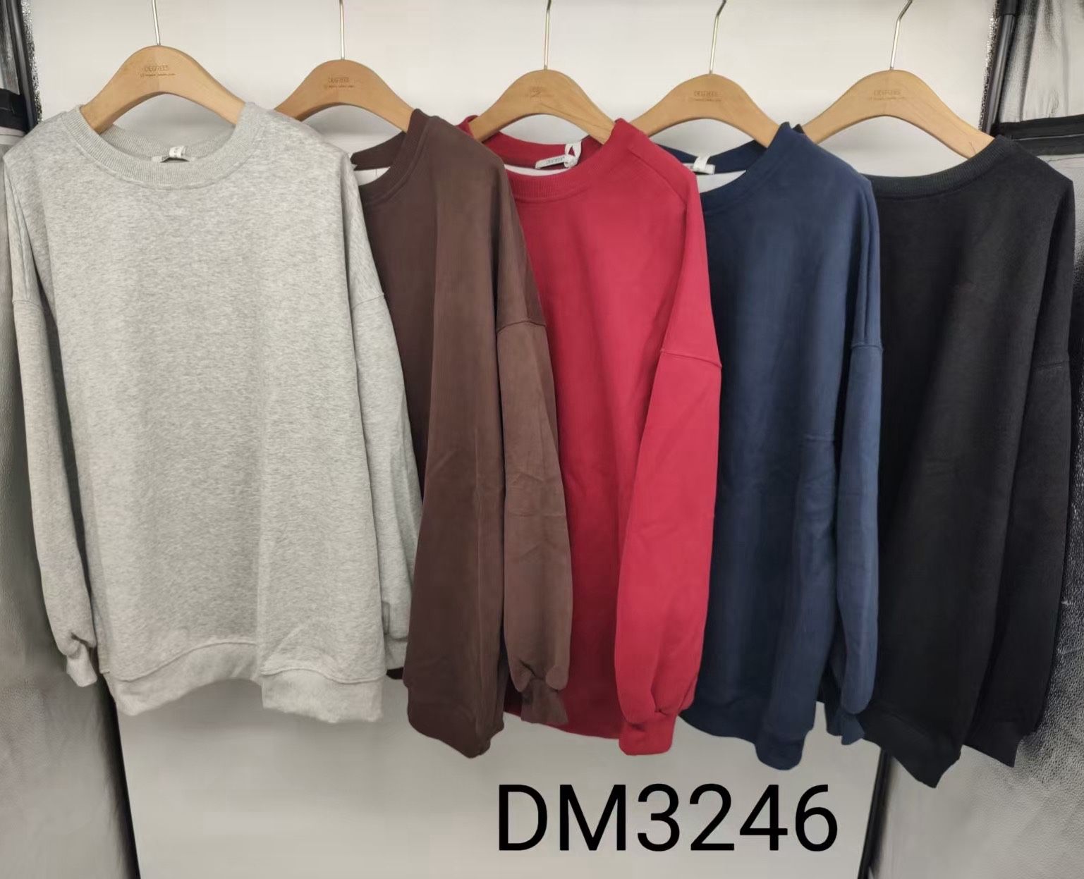 Oversized mikina s okrúhlym výstrihom