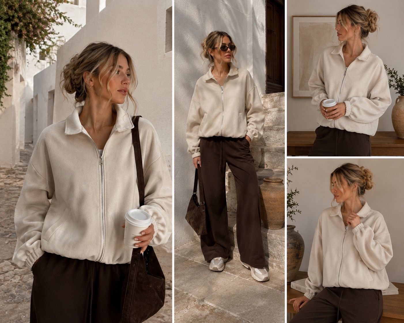 Oversize bunda s golierom