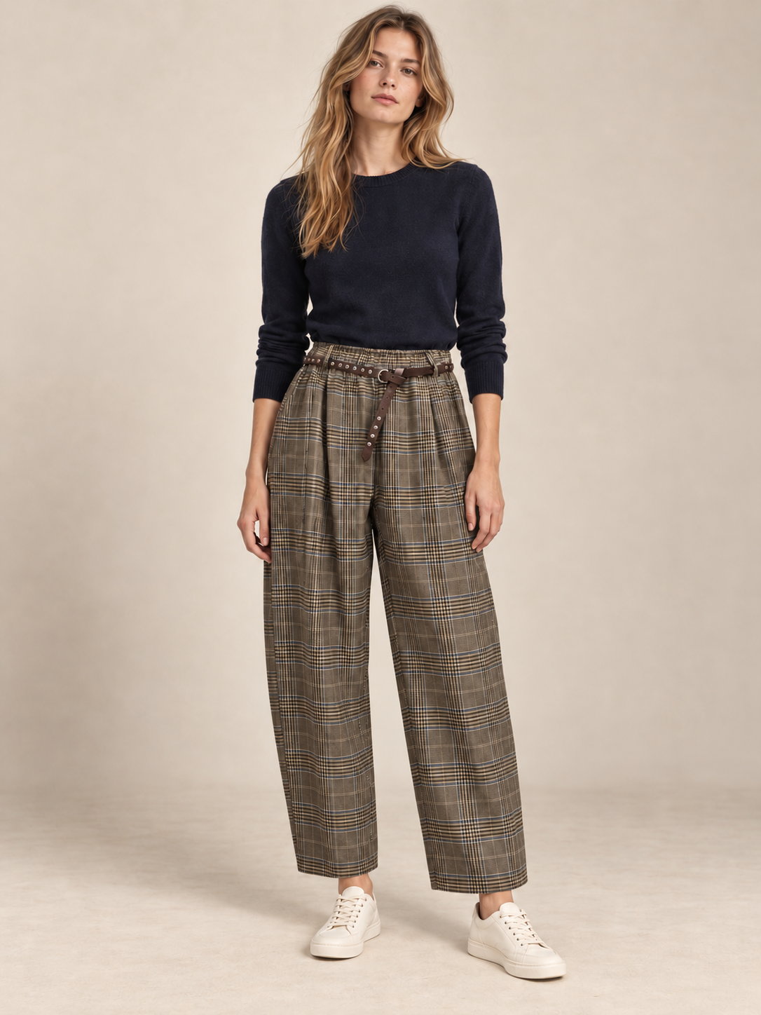 Nohavice Wide Leg s Vreckami