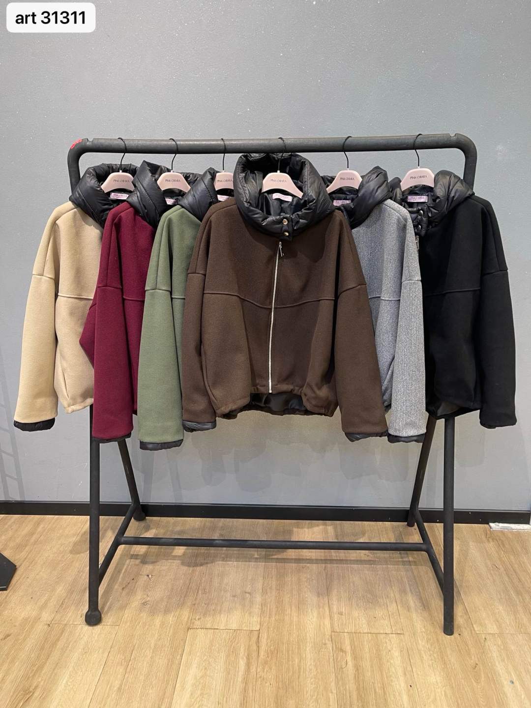 Bomber bunda s kapucňou