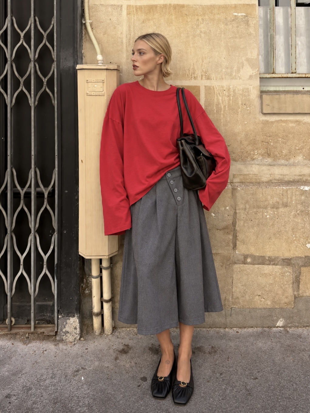 Plisované culottes s vysokým pásom