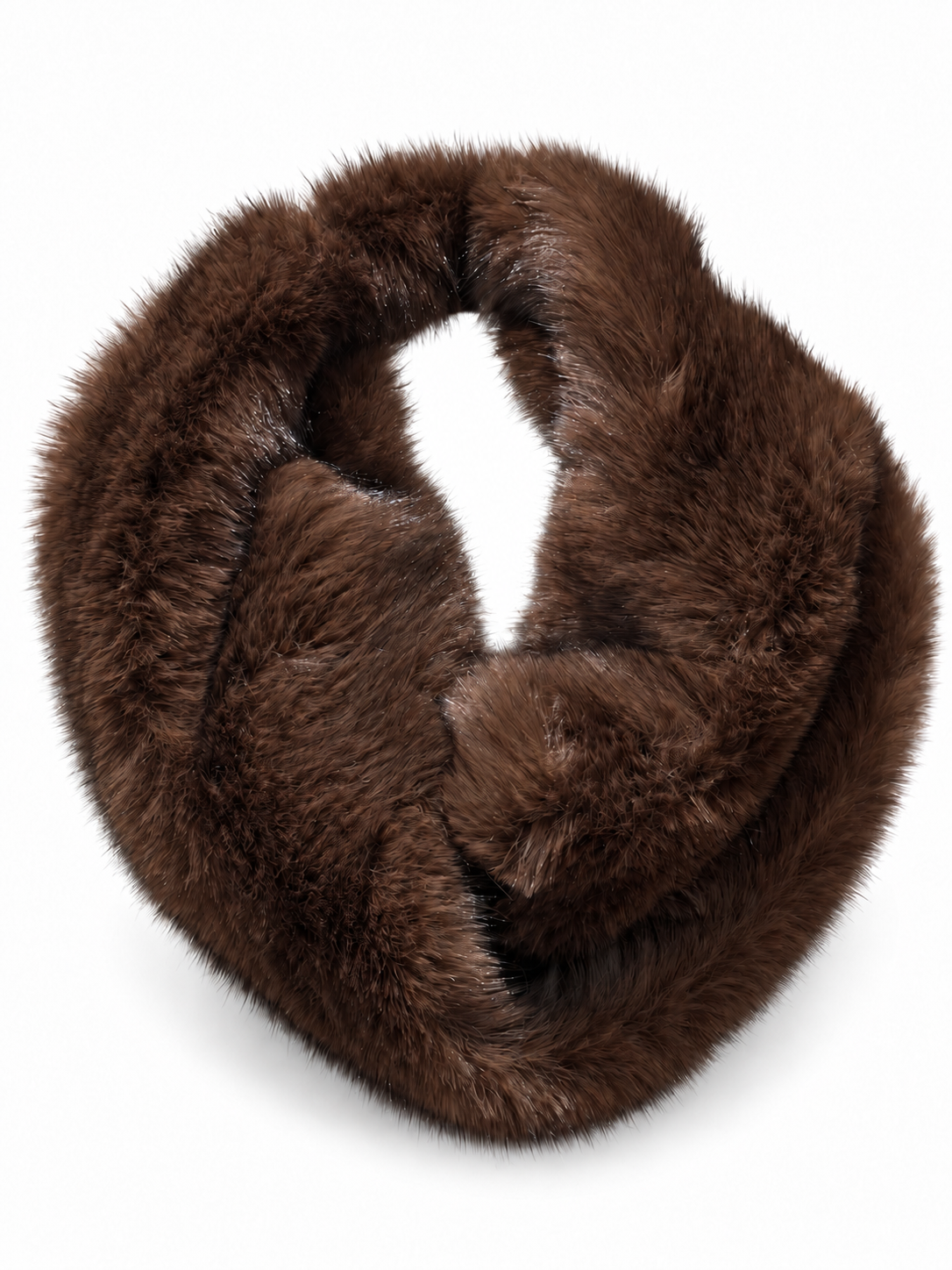 Kožušinový nákrčník (snood)