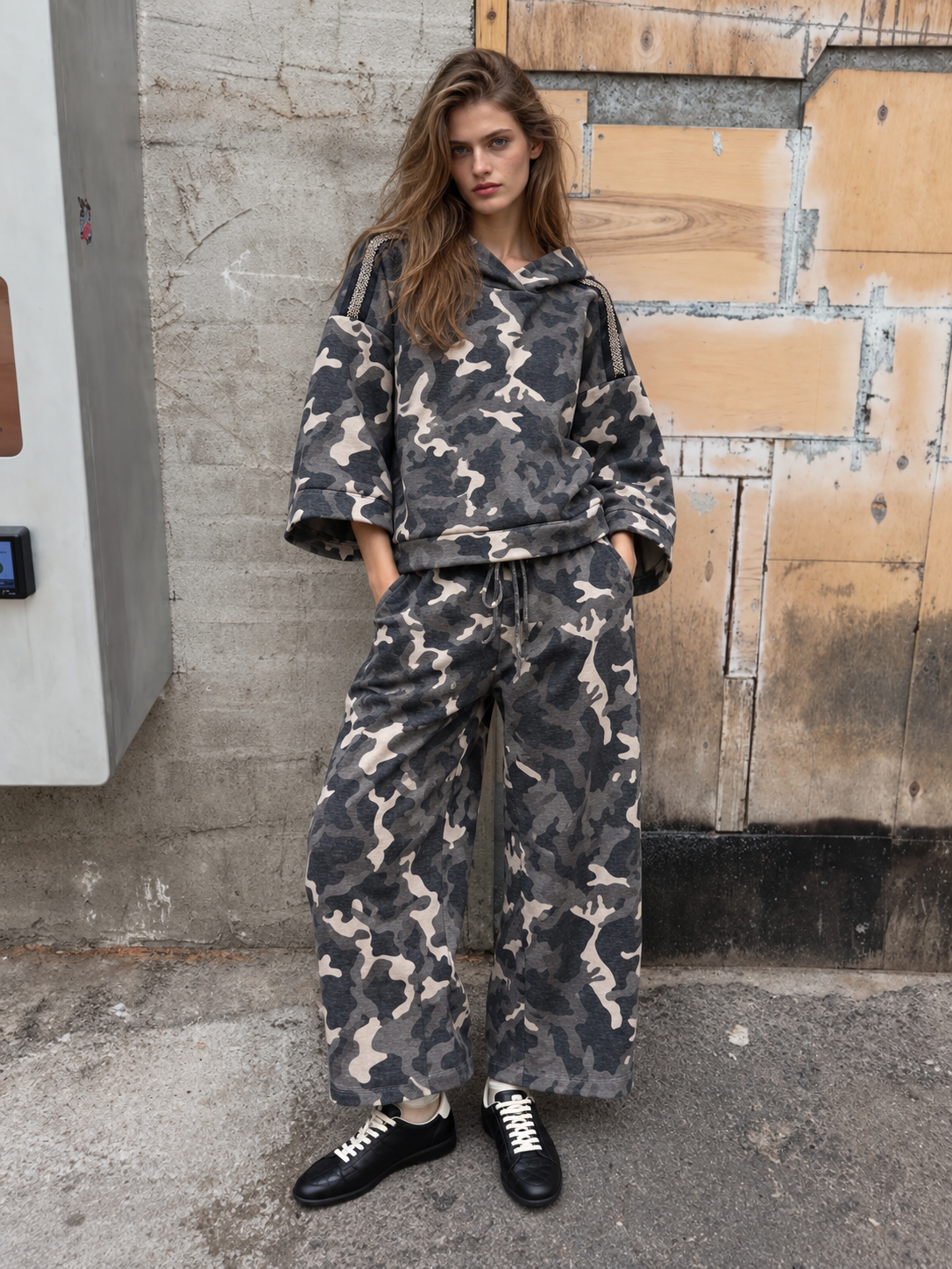 Oversized mikina s kapucňou