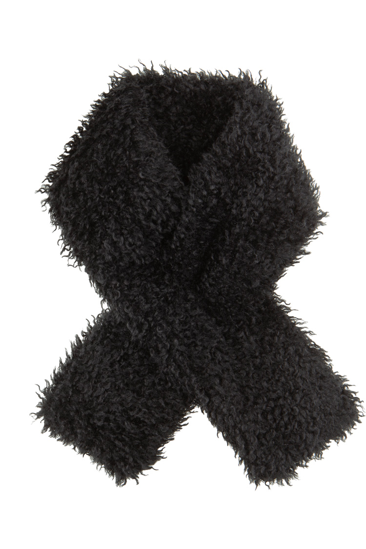 Plyšový teddy šál