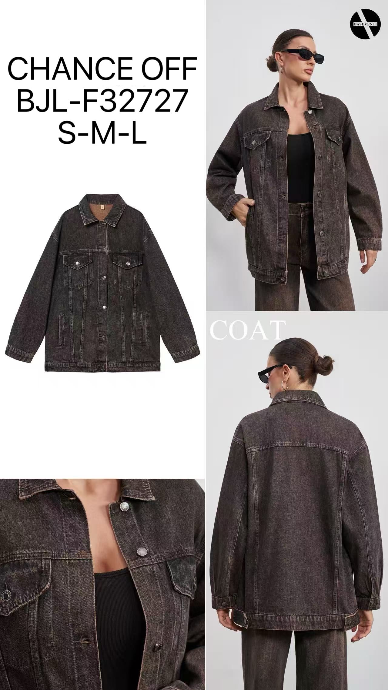 Oversize rifľová košeľová bunda
