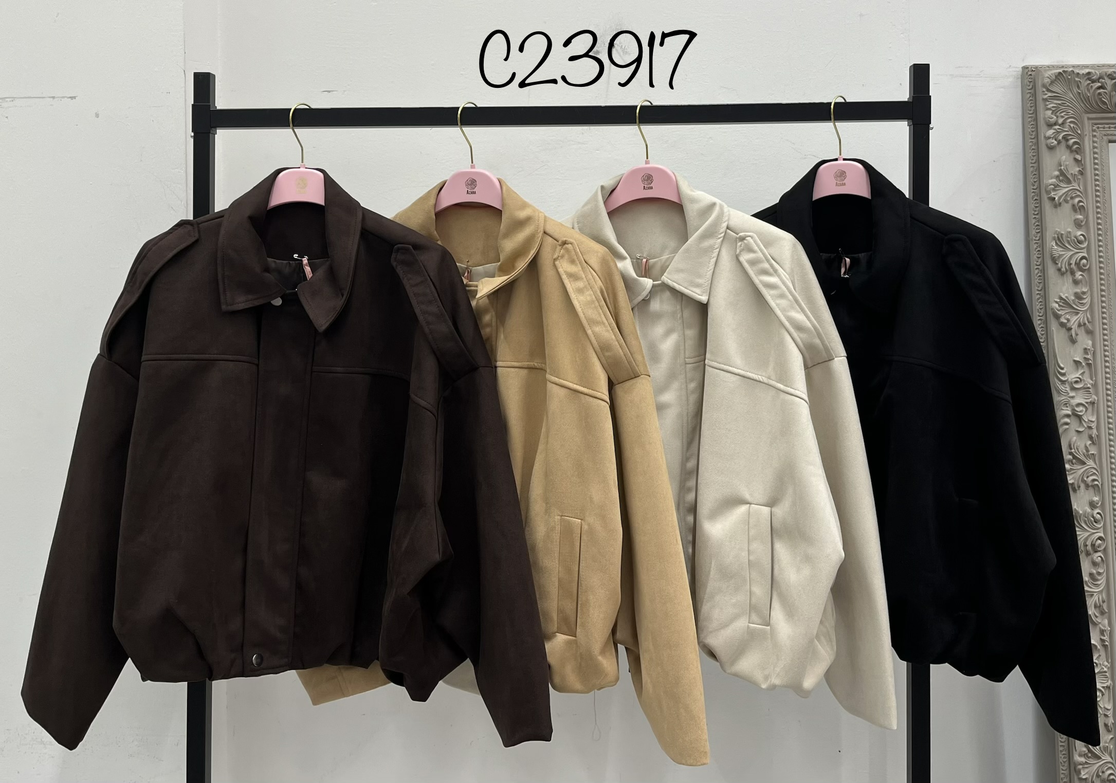 Oversize prehoz s golierom