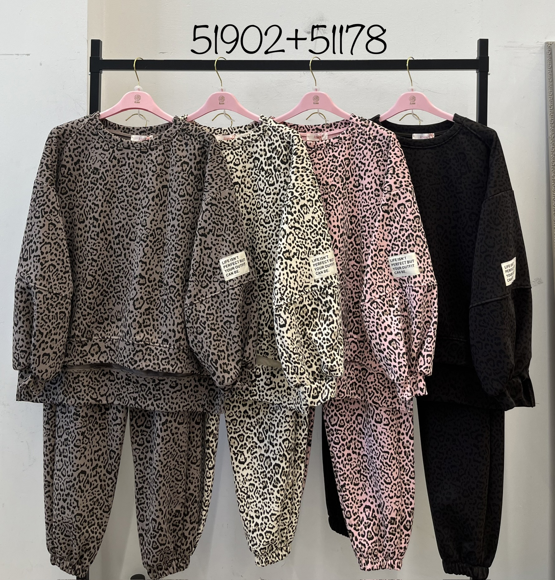 Oversize mikina s animal vzorom