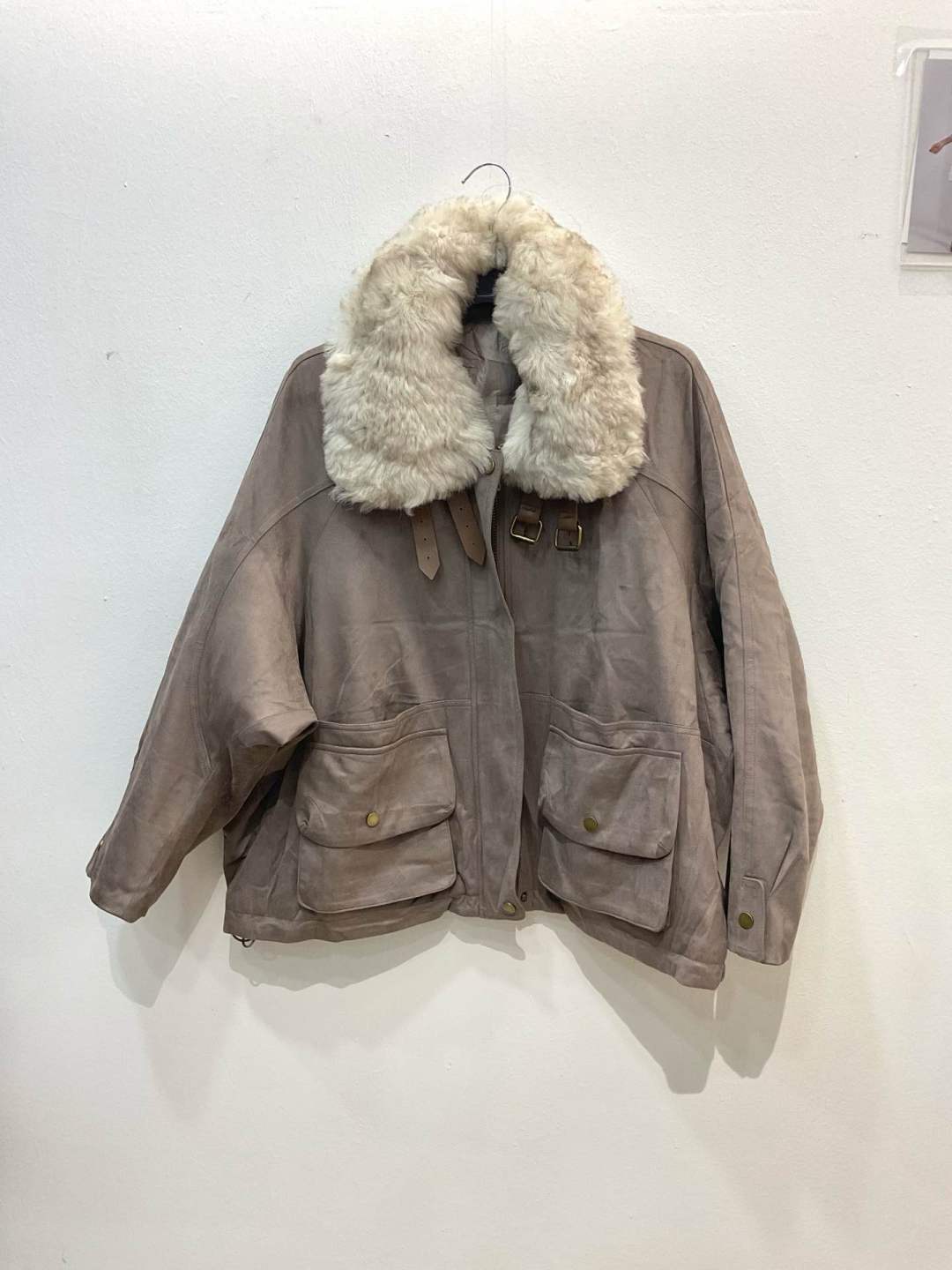 Oversize bunda s golierom