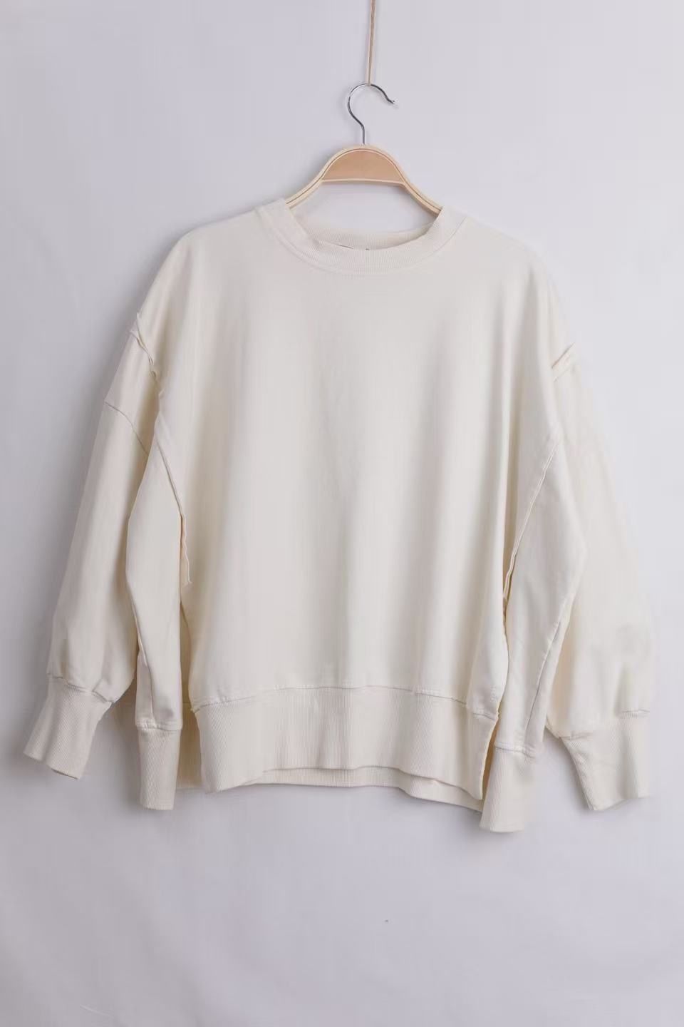 Oversize mikina s nadýchaným rukávom
