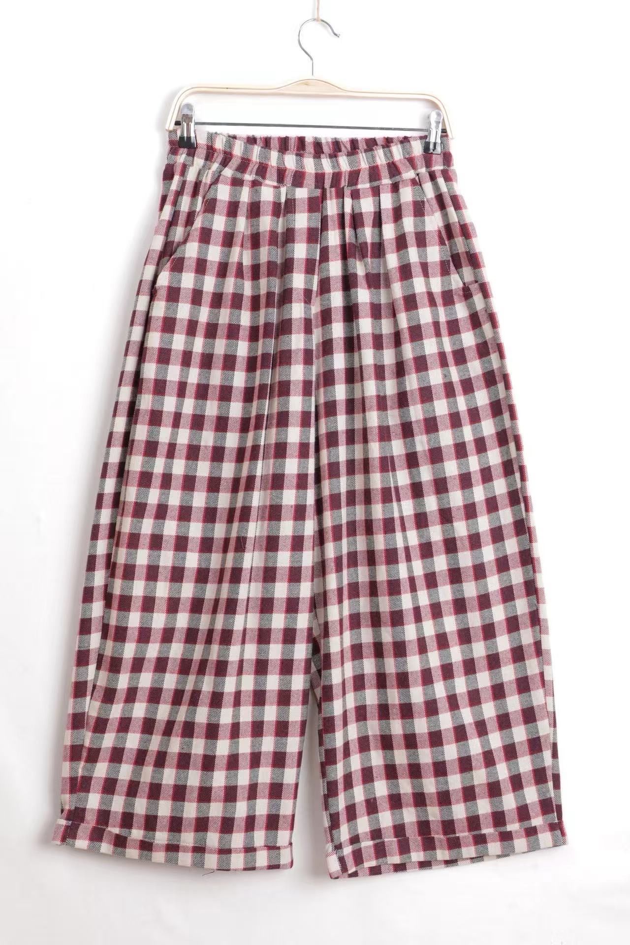 Culotte nohavice s elastickým pásom