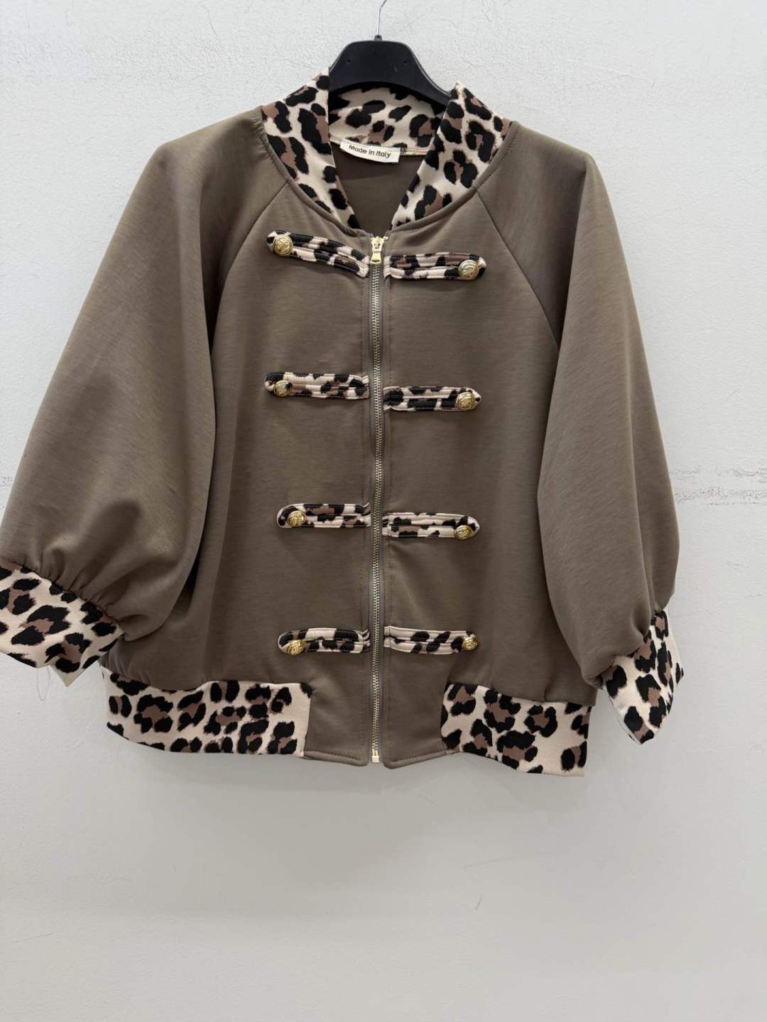 Bomber bunda s golierom