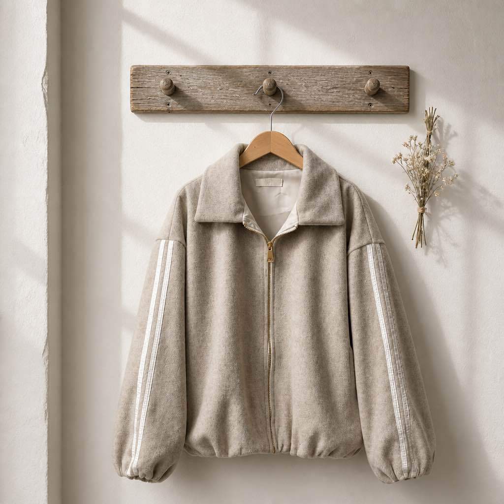 Oversized bunda s golierom