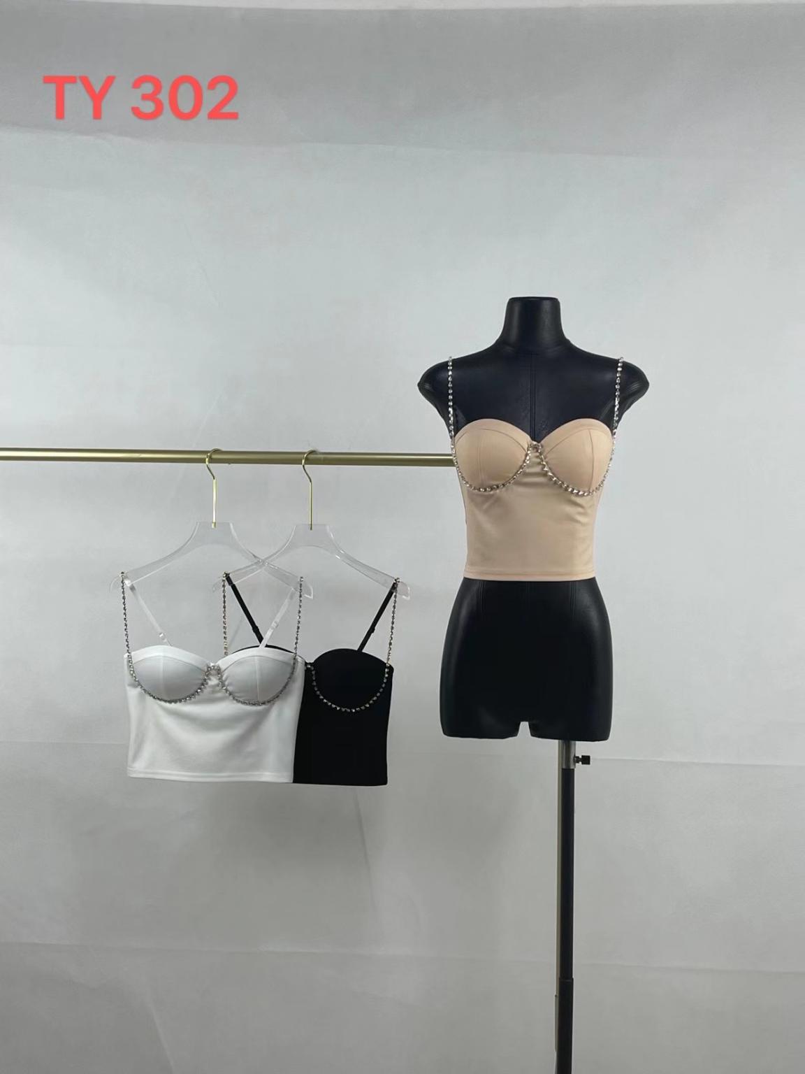 Bustier crop top s cvokmi